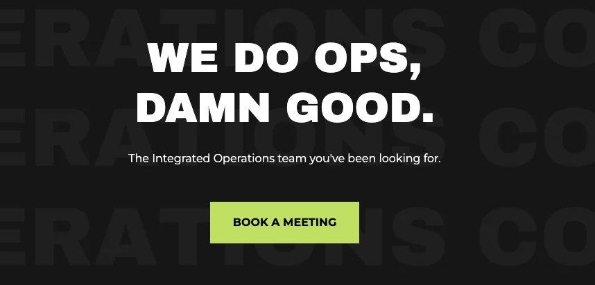 Home | The Operations Company